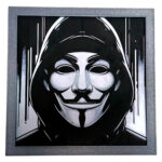Tablou arta 3D Hueforge - The Anonymous, 20x20cm