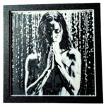 Tablou arta 3D Hueforge - Here Comes the Rain, 20x20cm
