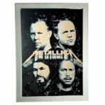 Tablou arta 3D Hueforge - Metallica, 17x22cm